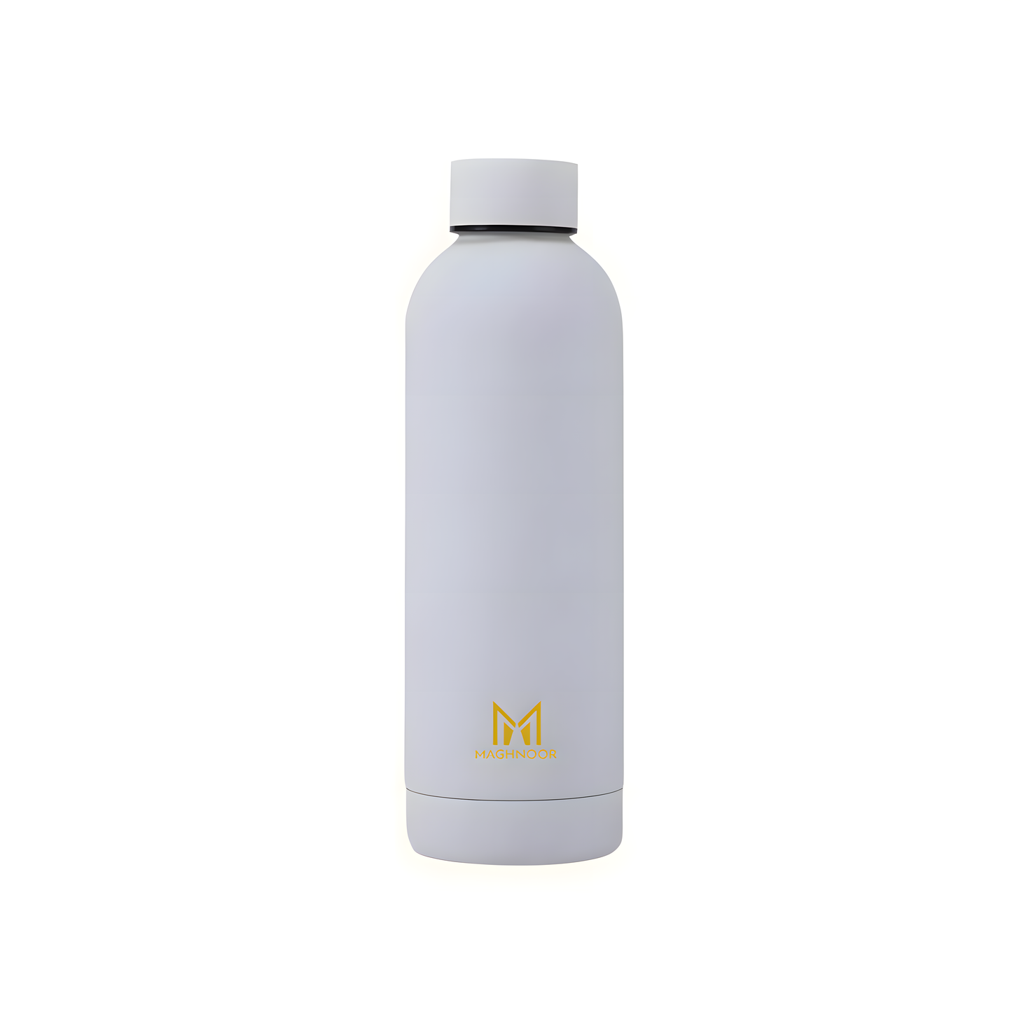 Gourde isotherme MAGHNOOR en acier inoxydable, coloris blanc Pearl White